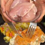 Mozzarella-Stuffed Chicken Rolls with Sautéed Vegetables