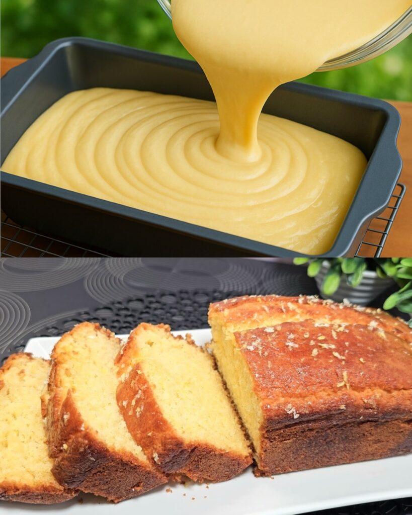 Lemon Crème Fraîche Cake with Syrup Glaze