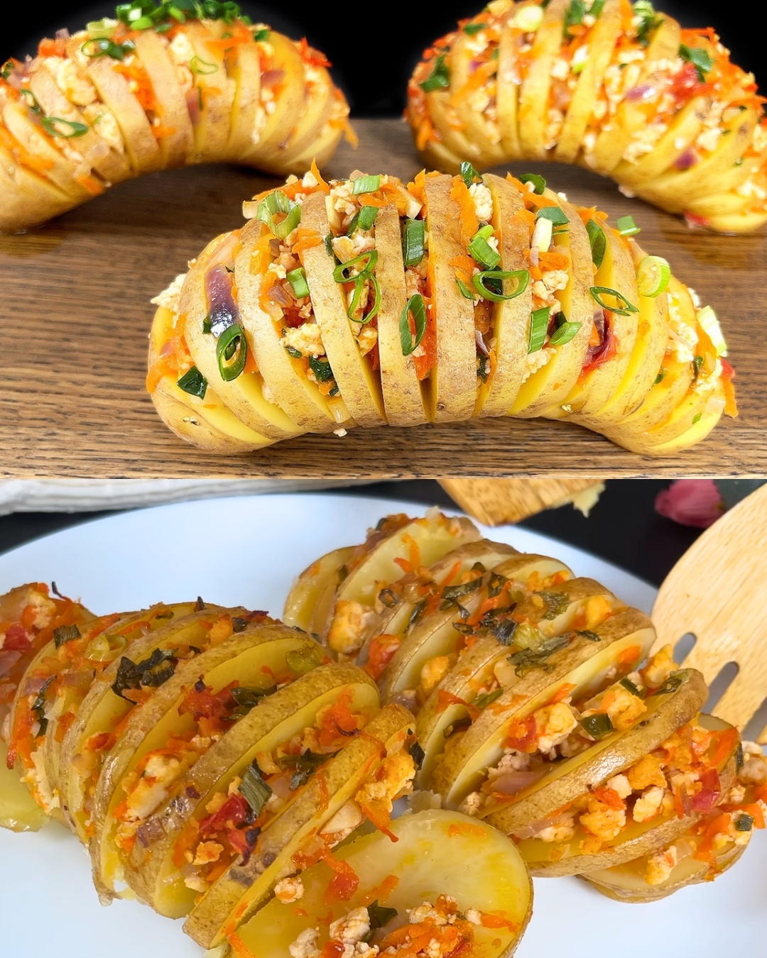 Savory Baked Potato Boats with Minced Meat and Greek Yogurt Dill Sauce