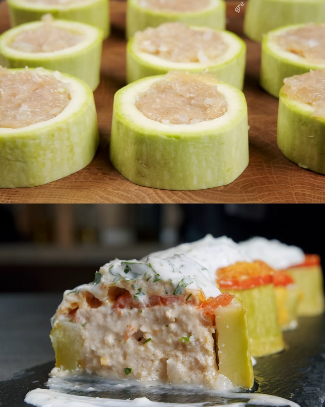 Zucchini Stuffed Barrels with Chicken: A Wholesome and Flavor-Packed Dish