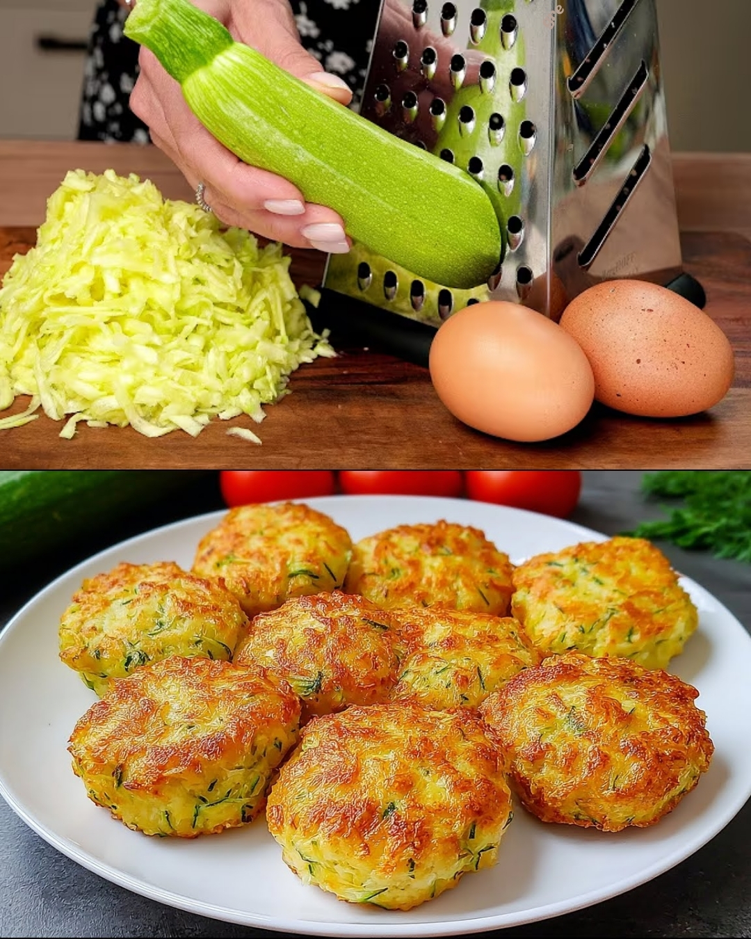 Baked Zucchini Ricotta Balls with Herbed Rice Pilaf