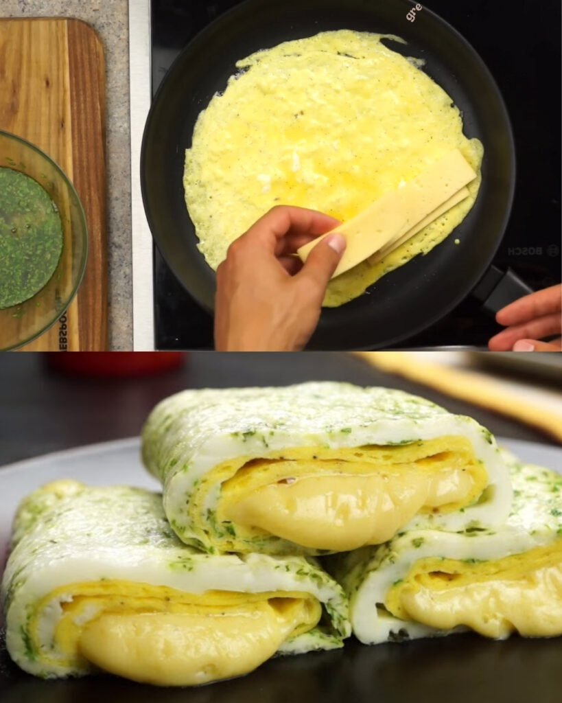 Two-Layer Cheese Omelet