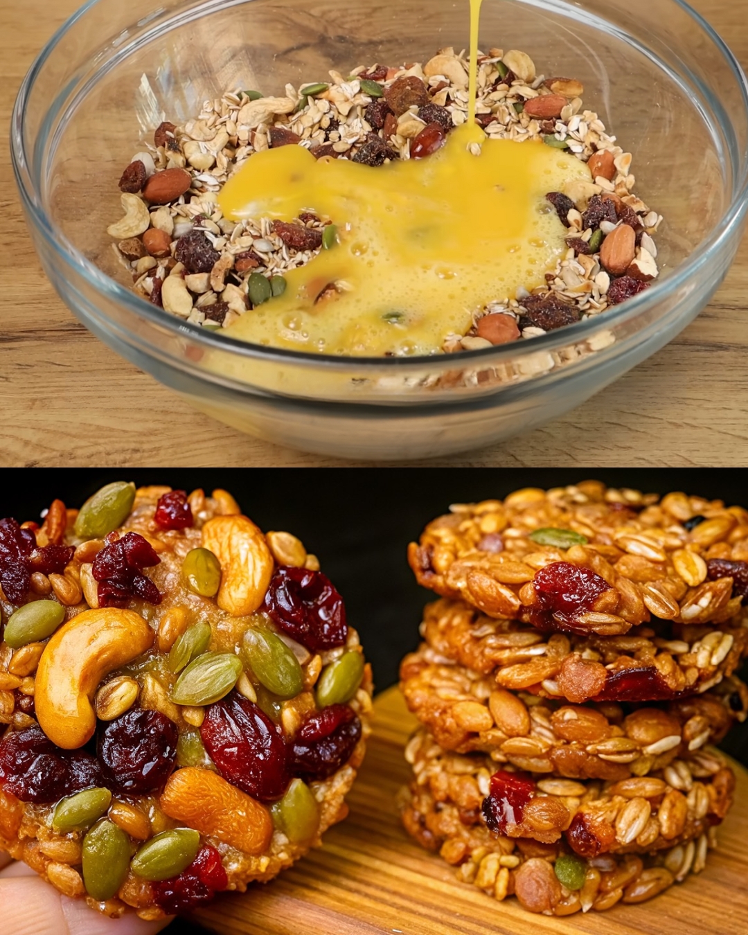 Liver with Oatmeal and Nuts: Nutty Oat Cookies Packed with Flavor and Crunch