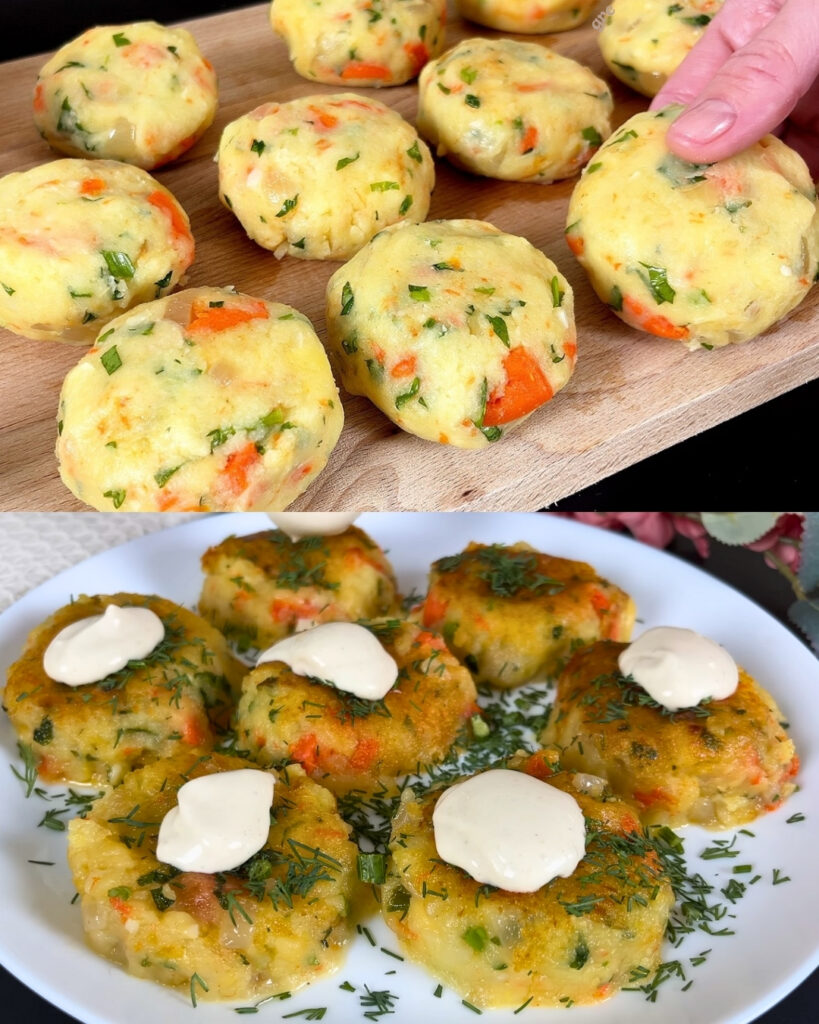 Cheesy Vegetable Patties with Creamy Yogurt Mustard Dip
