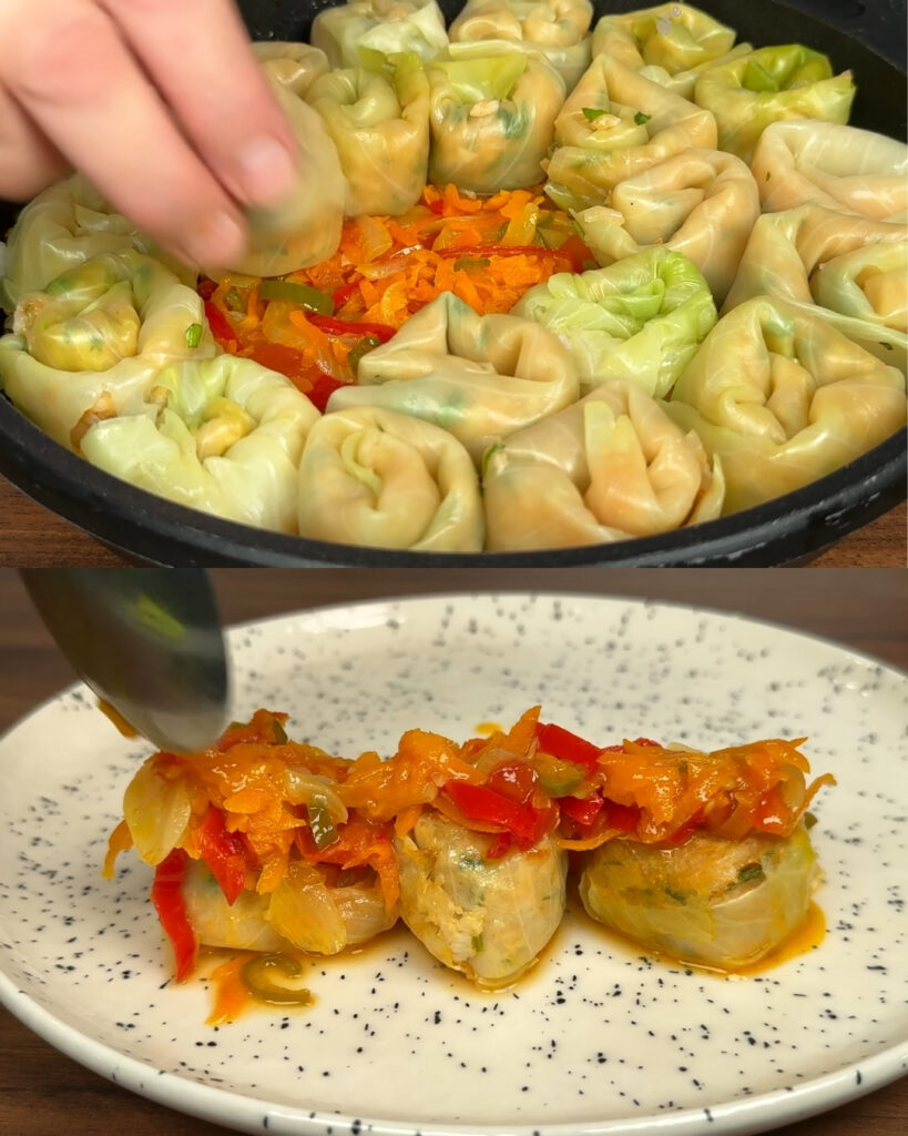 Baked Cabbage with Chicken and Vegetables: A Comforting Classic