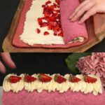 Strawberry Swiss Roll Cake