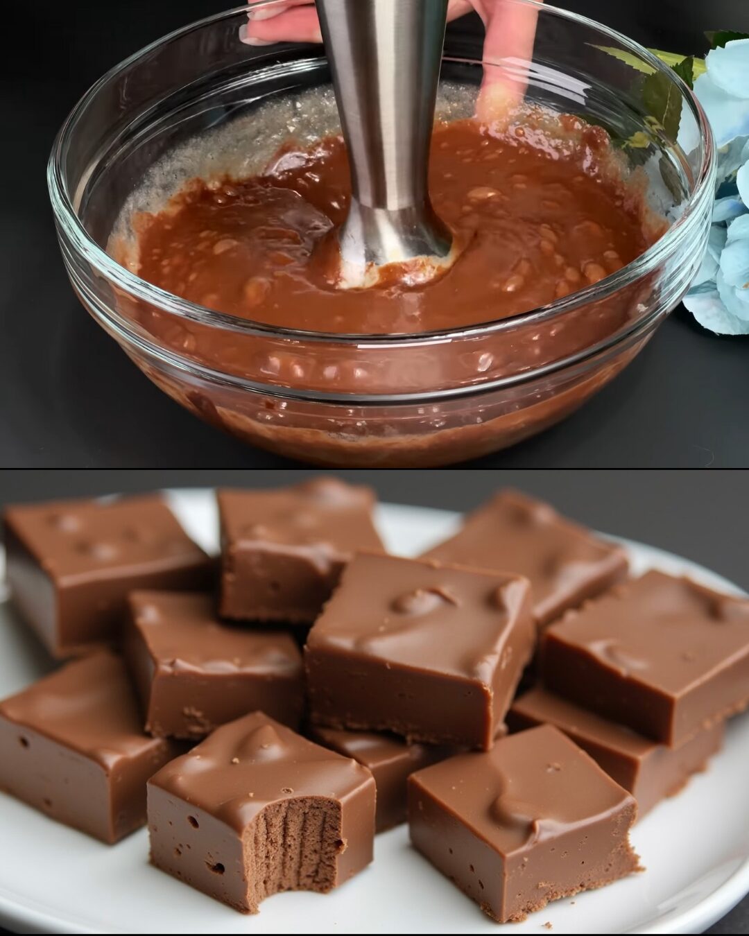 No-Bake Banana Chocolate Fudge
