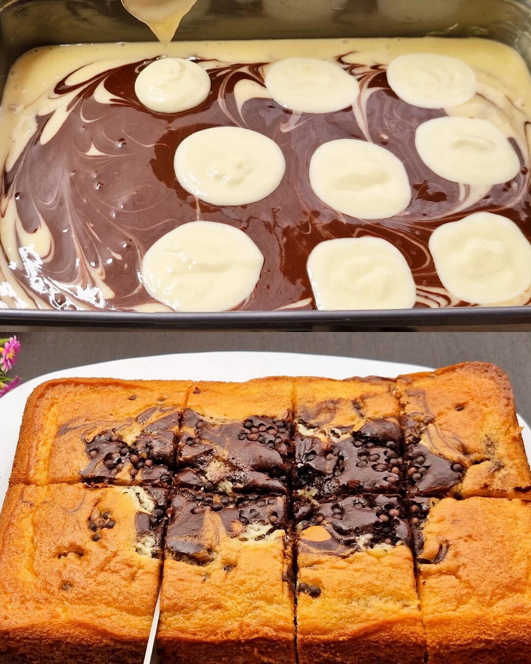 Chocolate Marble Yogurt Cake