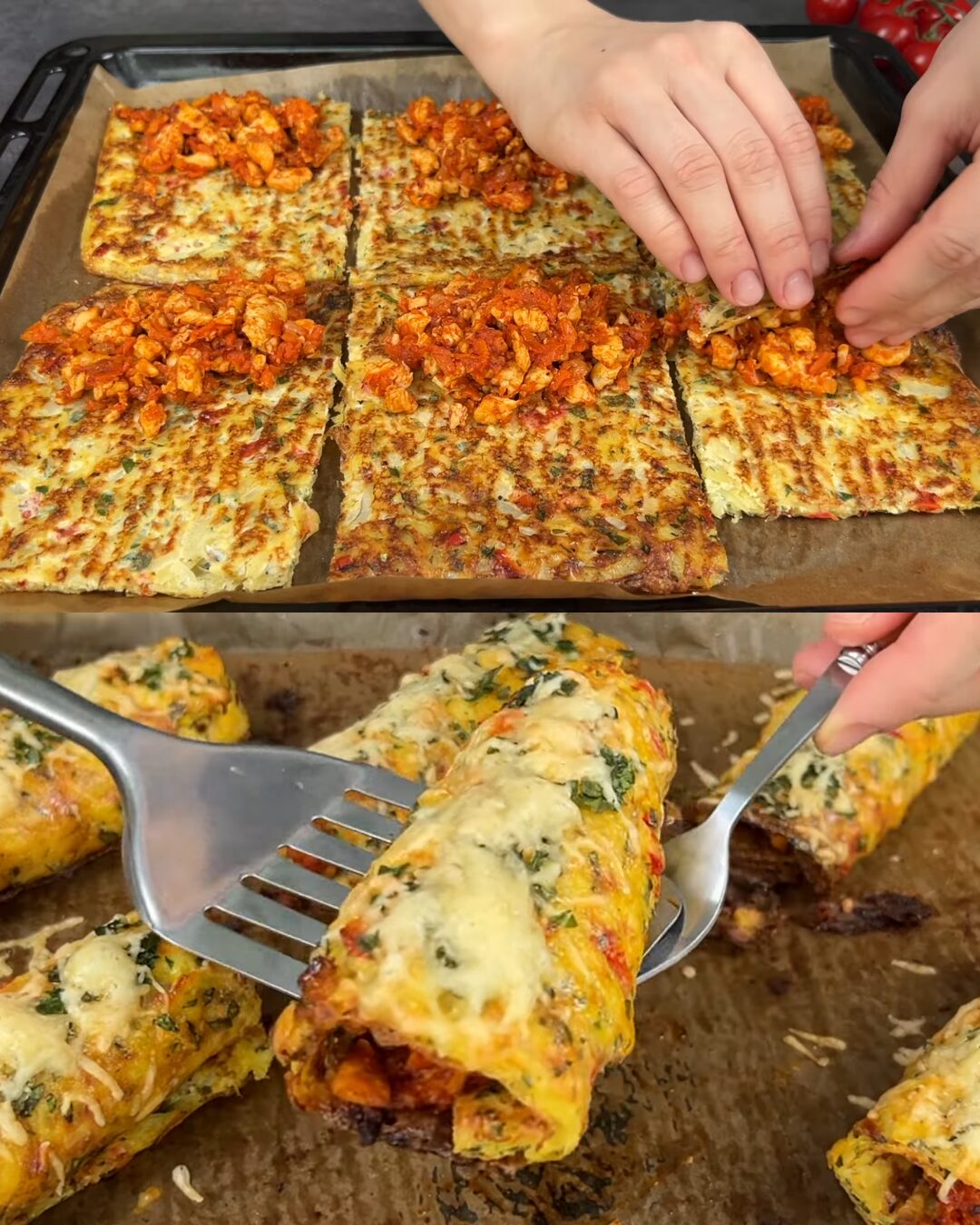 Layered Chicken and Vegetable Bake with Creamy Paprika Sauce
