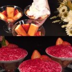 No-Bake Strawberry Cream Dessert Cups with Cream Cheese and Savoiardi