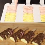 Frozen Strawberry Mango Cream Bars