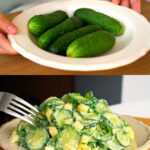 Creamy Cucumber and Egg Salad with Mustard-Yogurt Dressing