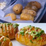 Wood-Fired–Style Garlic Butter Hasselback Potatoes