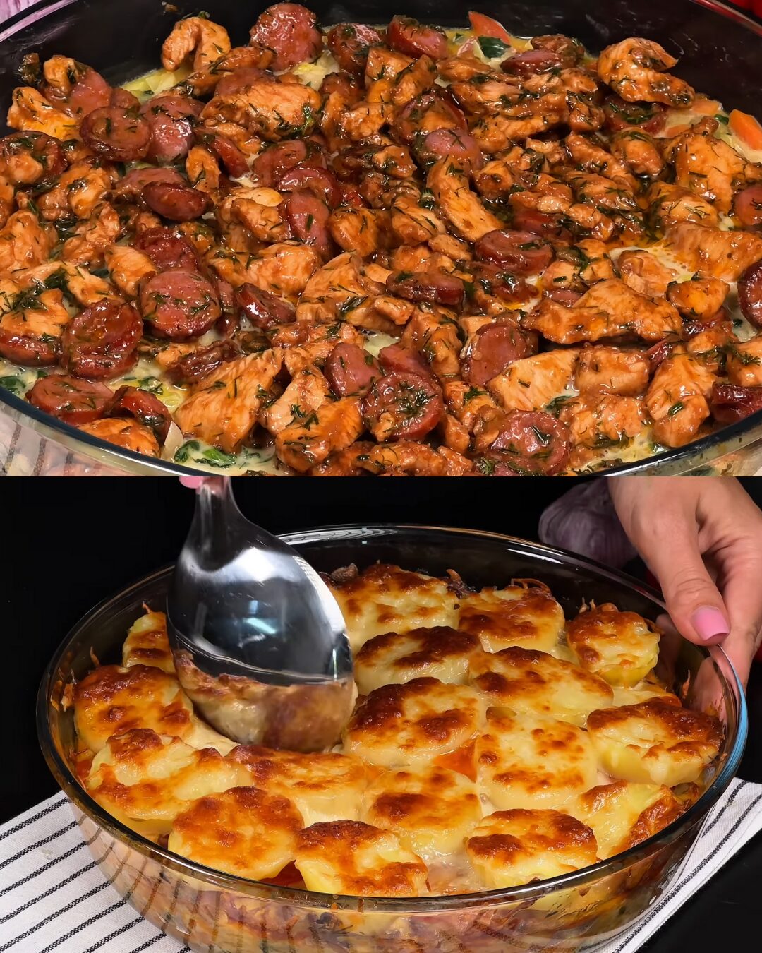 Savory Chicken and Vegetable Cabbage Skillet Bake