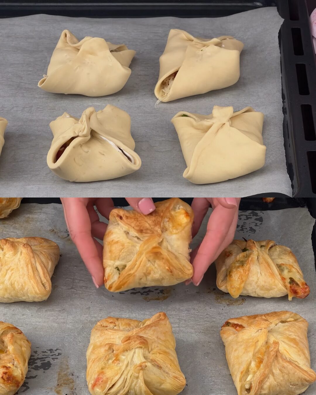 Sunshine Ham-Tomato Puff Pastry Tart