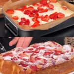 Country-Style Strawberry & Ricotta Tea Cake