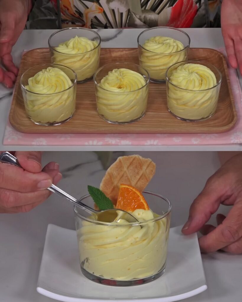 Orange-Lemon Cloud Mousse (Egg- & Gelatin-Free)