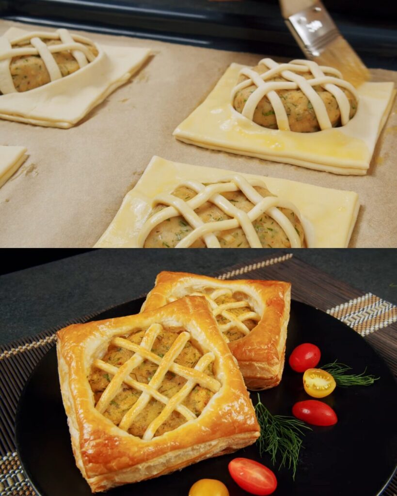 Spicy Potato Puff Pastry