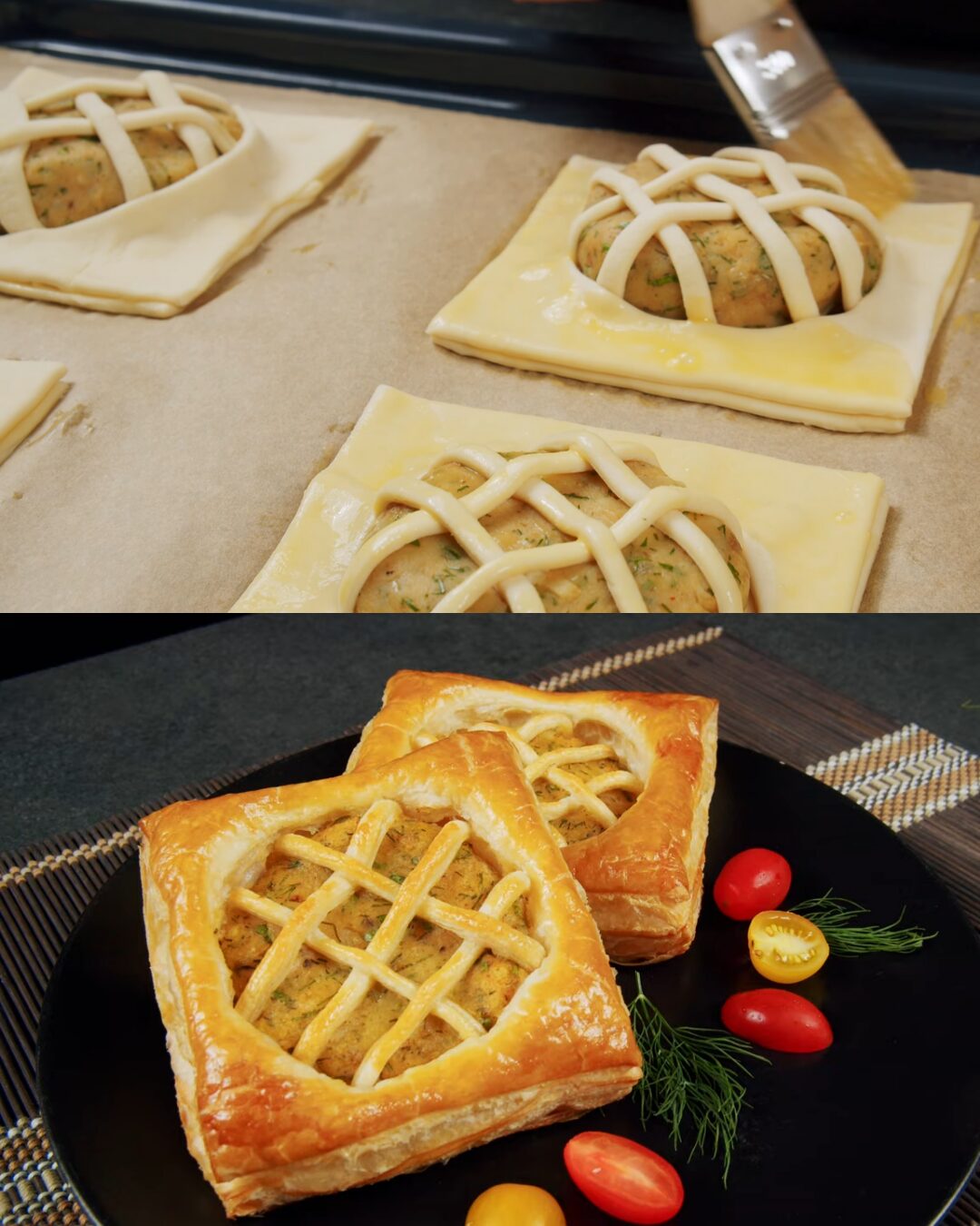 Spicy Potato Puff Pastry