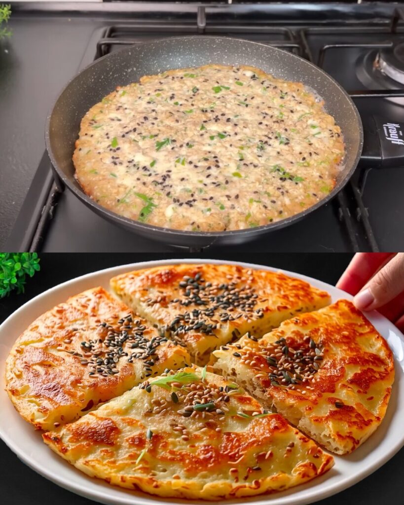 Savory Tuna Oatmeal Patties with Mozzarella and Green Onion