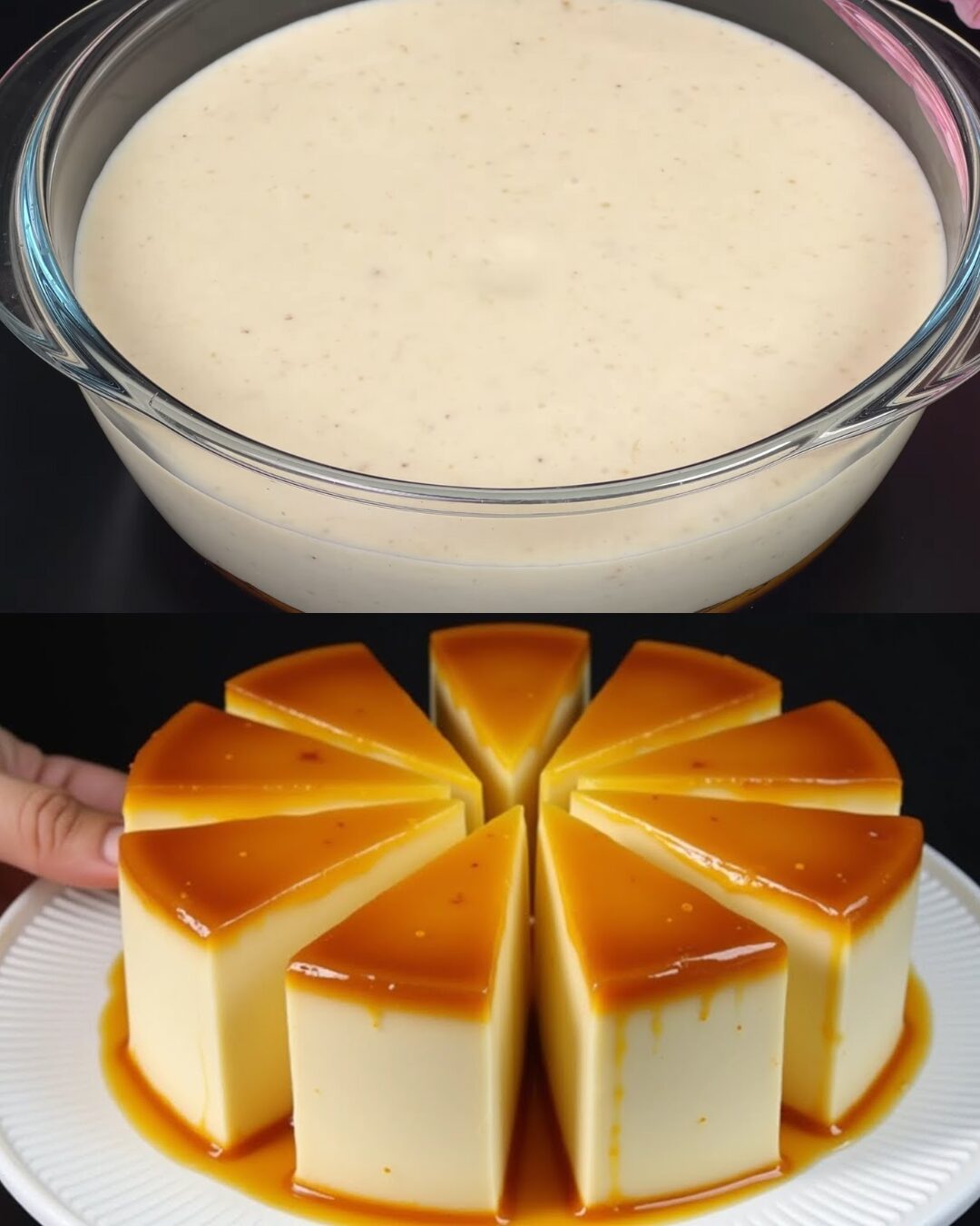 Banana Milk Jelly Dessert