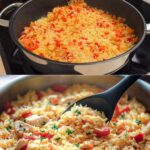 Hearty Chicken and Vegetable Rice Skillet