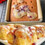 White Chocolate Coconut Poke Cake