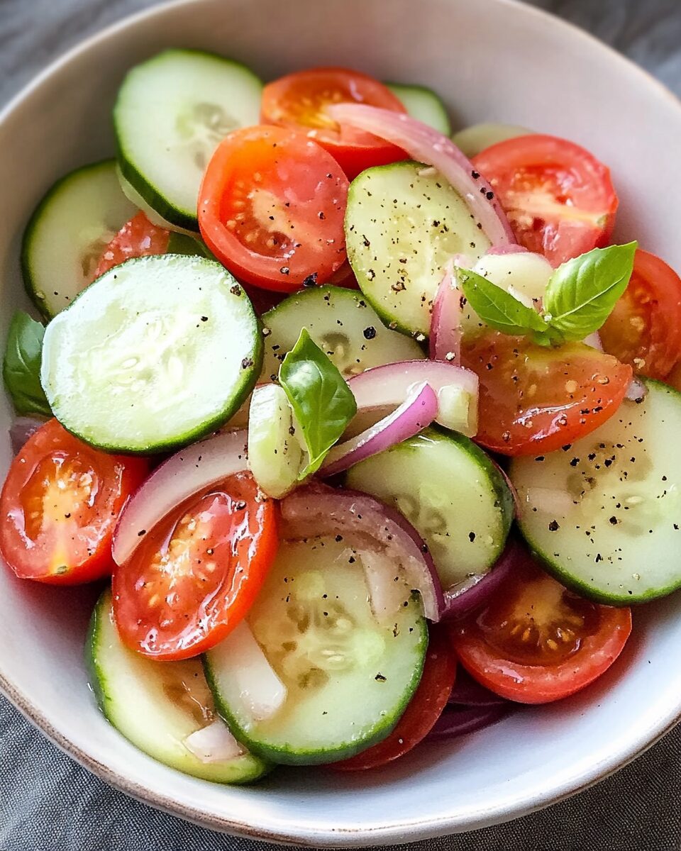 Cucumber Tomato Salad