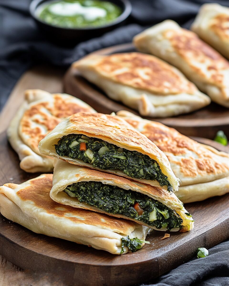 Afghan Spinach Bolani