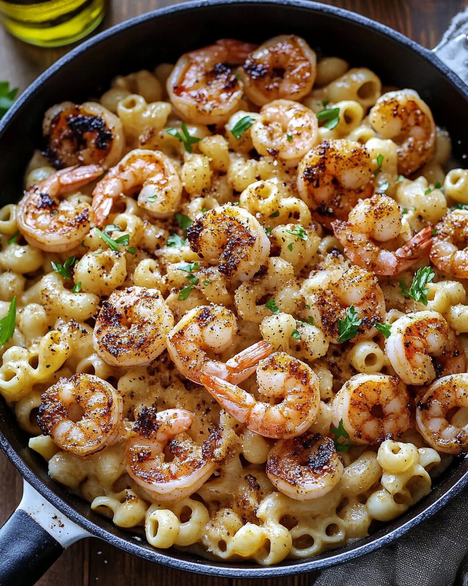 Blackened Shrimp Cavatappi