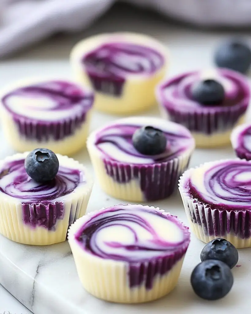 Blueberry Swirl Yogurt Bites