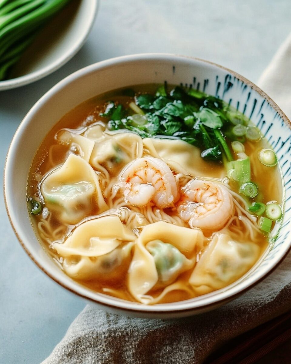 Cantonese Wonton Noodle Soup