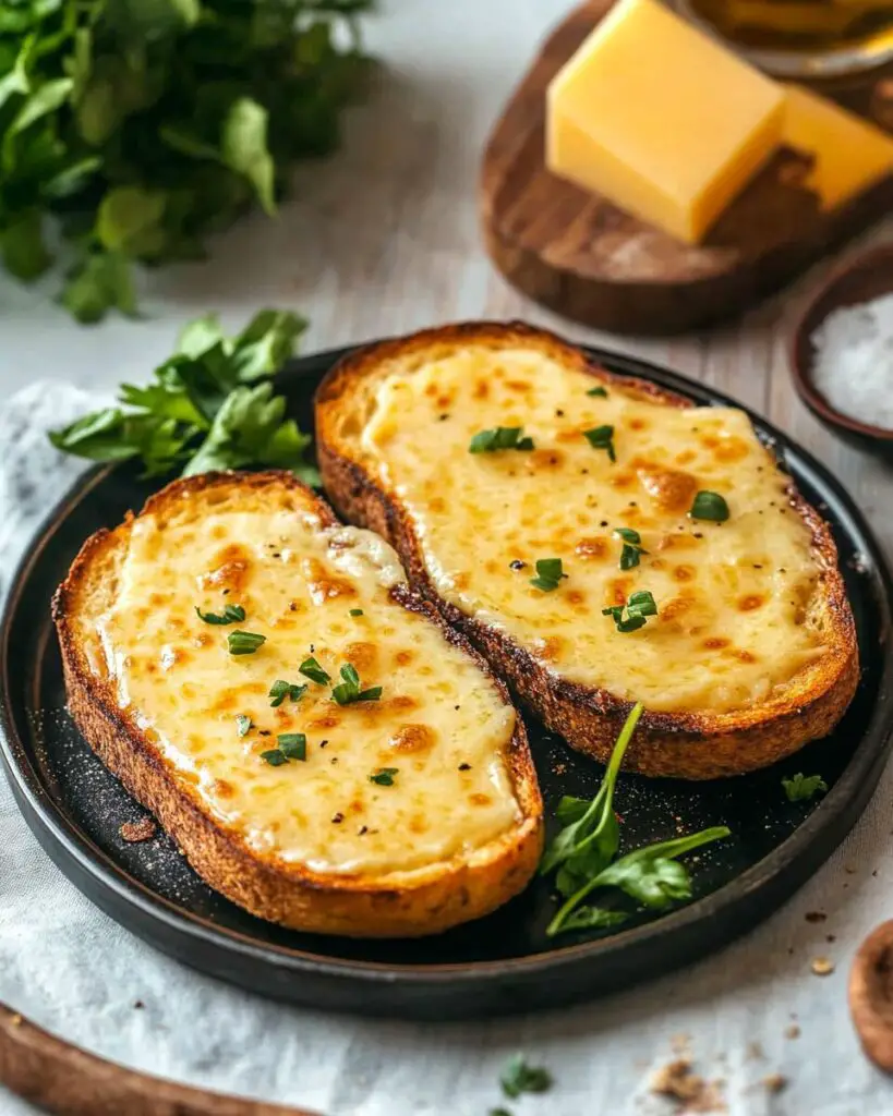 Cheesy Welsh Rarebit Toast