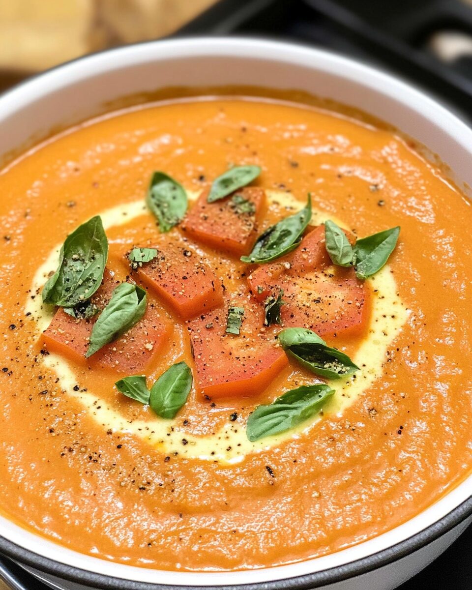 Classic Creamy Tomato Bisque