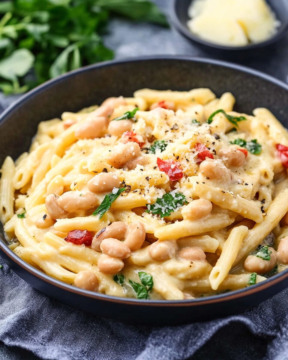 Creamy White Bean Pasta