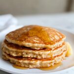 Healthy Oatmeal Apple Pancakes