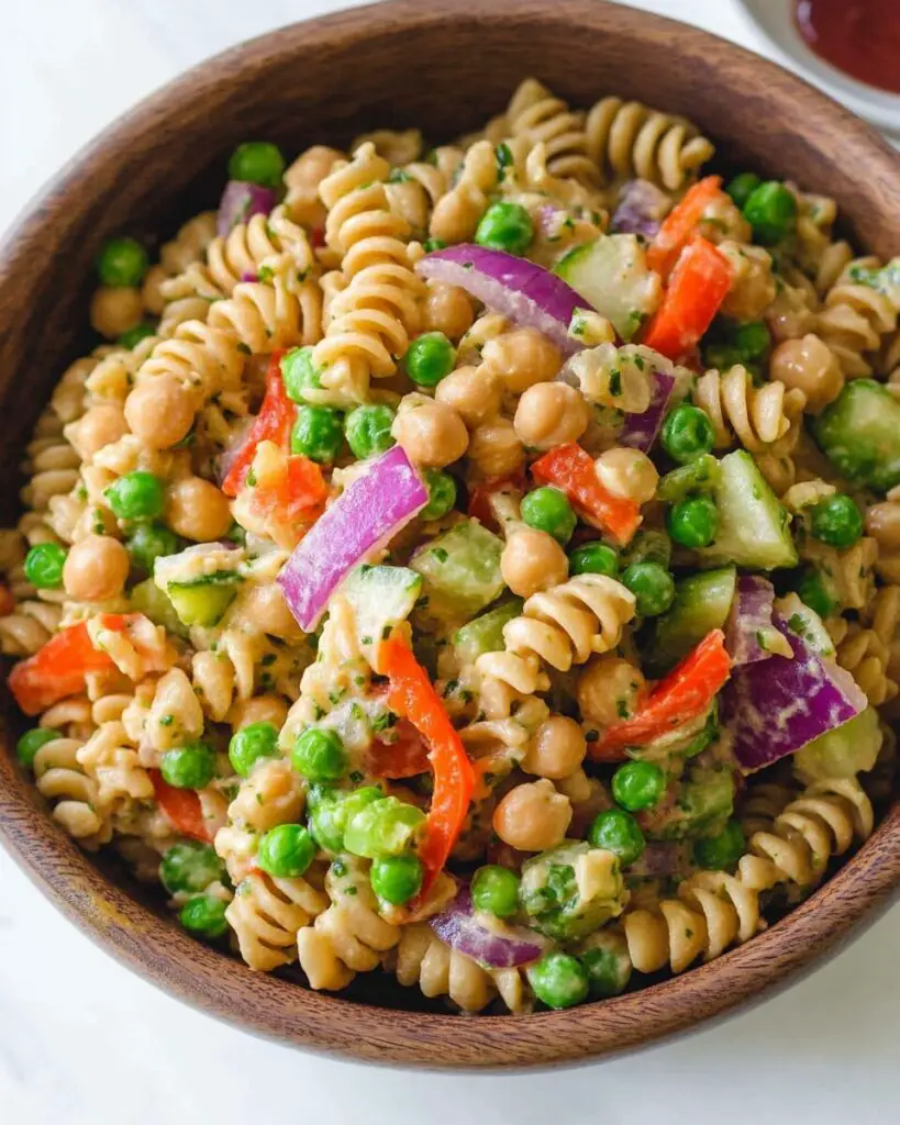 High-Protein Pasta Salad with Green Peas
