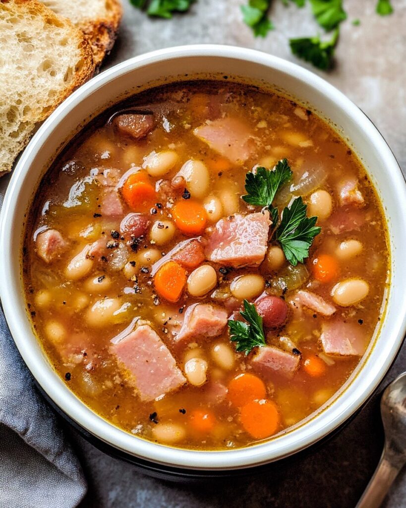Instant Pot Ham and Bean Soup