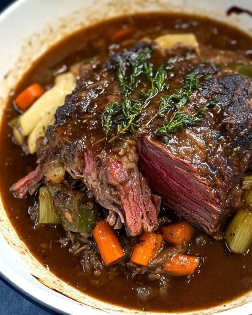 Italian Barolo Braised Beef Roast