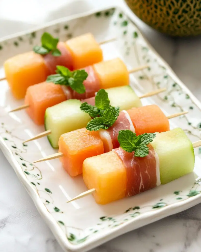 Melon Prosciutto Skewers