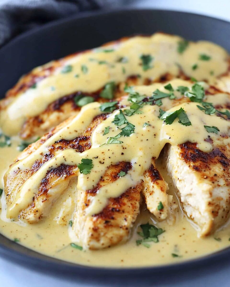 Mexican Chicken with Cheese Sauce
