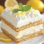 No-Bake Lemon Eclair Cake