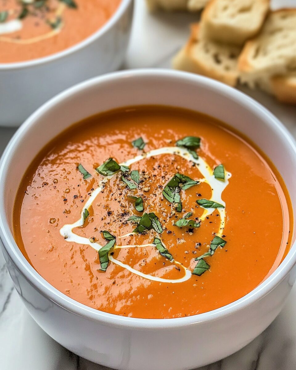 Quick Tomato Basil Soup
