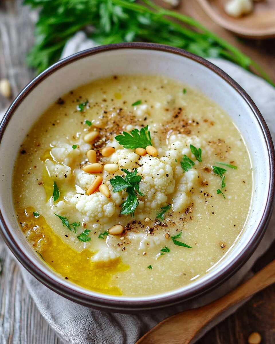 Quick Creamy Cauliflower Soup