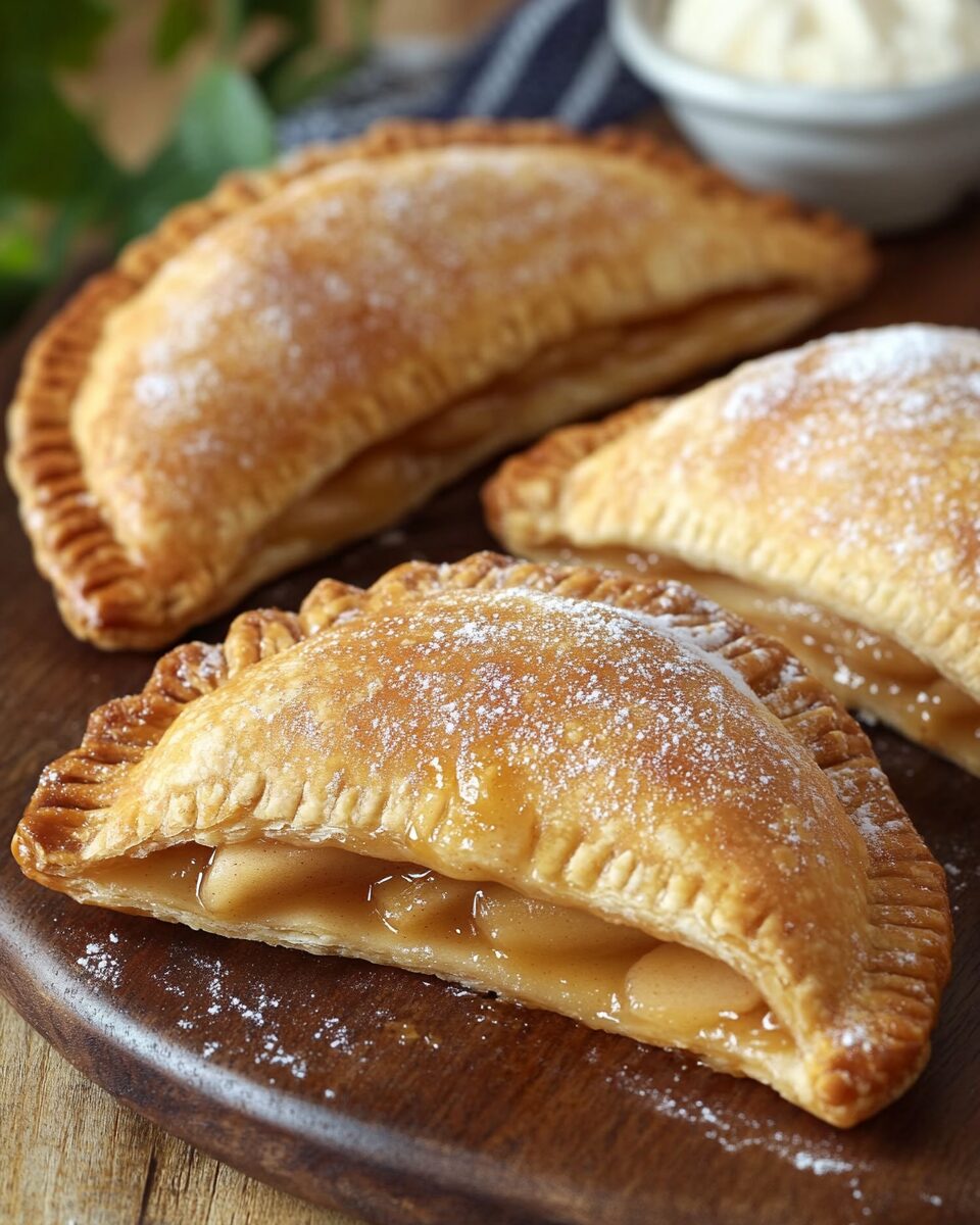 Quick Caramel Apple Empanadas