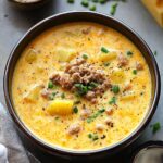 Sausage and Potato Beer Cheese Soup