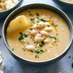 Slow Cooker Cauliflower, Potato, and White Bean Soup