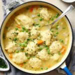 Vegetarian No-Chicken and Dumplings