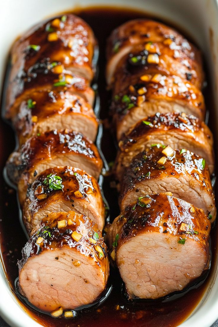 Honey Garlic Pork Tenderloin – Juicy, Flavorful, and Oven-Roasted to Perfection