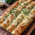 🧄🧀 Homemade Cheesy Garlic Breadsticks